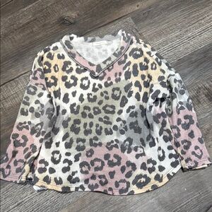 Leopard Print Multicolor Shirt